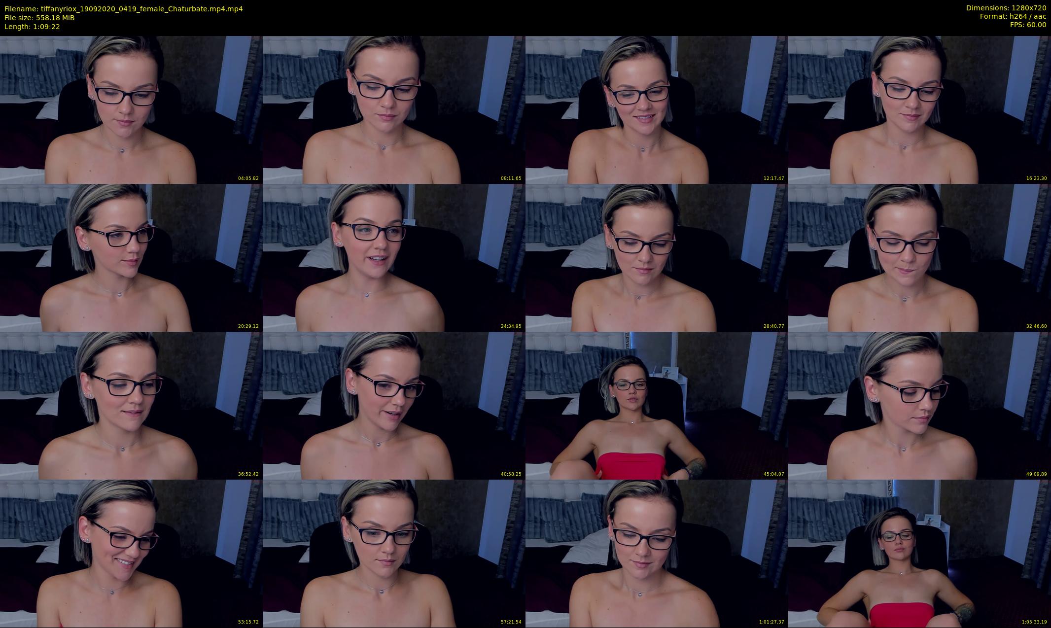 tiffanyriox — 70 minute Chaturbate female cam show recording, 720p, Sep 19, 2020