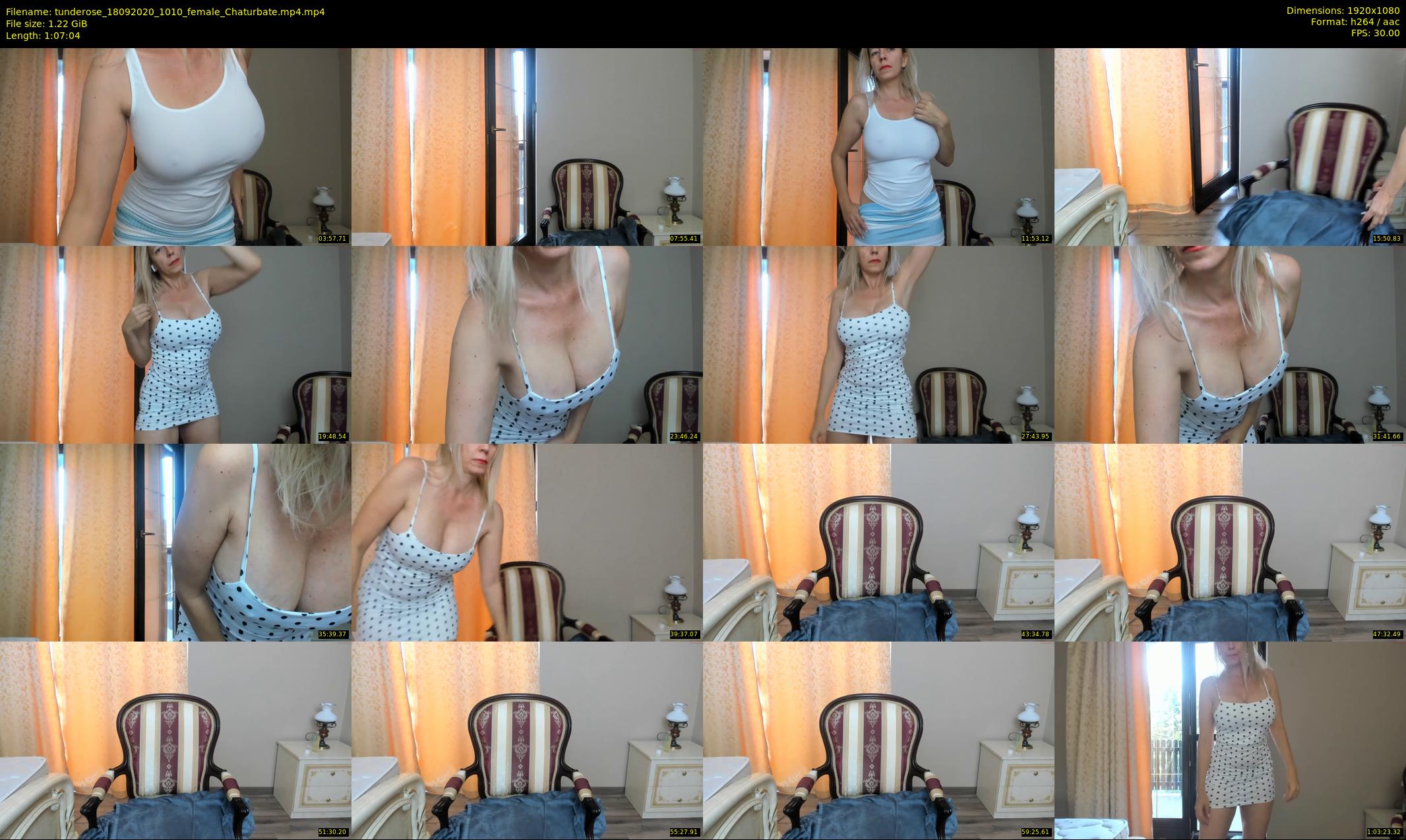 tunderose — 68 minute Chaturbate female cam show recording, 1080p, Sep 18, 2020