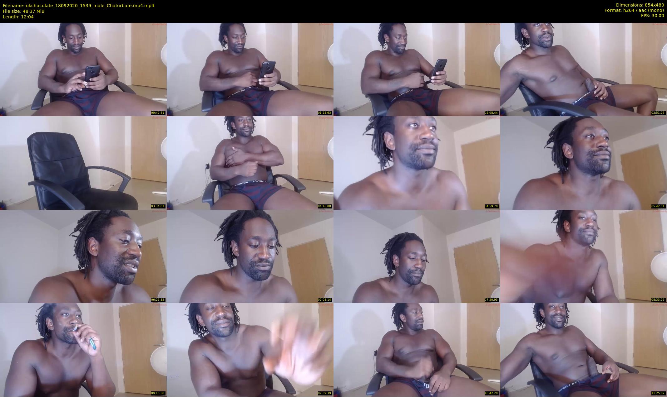 ukchocolate — 13 minute Chaturbate male cam show recording, 480p, Sep 18, 2020