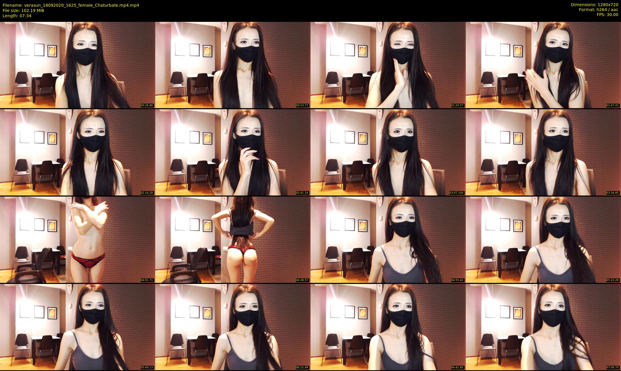 verasun — 8 minute Chaturbate female cam show recording, 720p, Sep 18, 2020