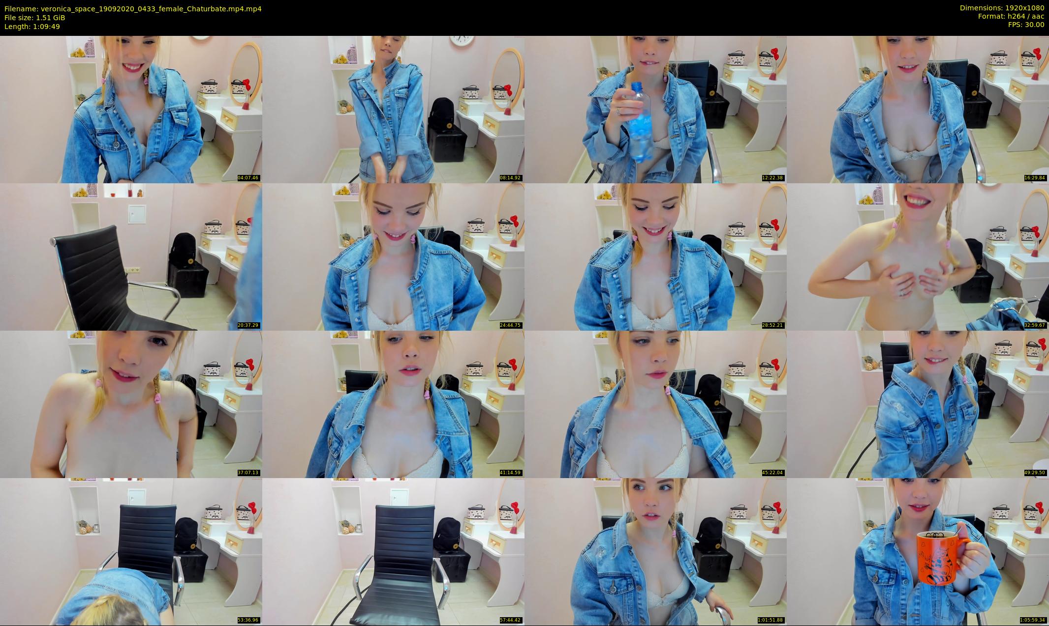 veronica_space — 70 minute Chaturbate female cam show recording, 1080p, Sep 19, 2020