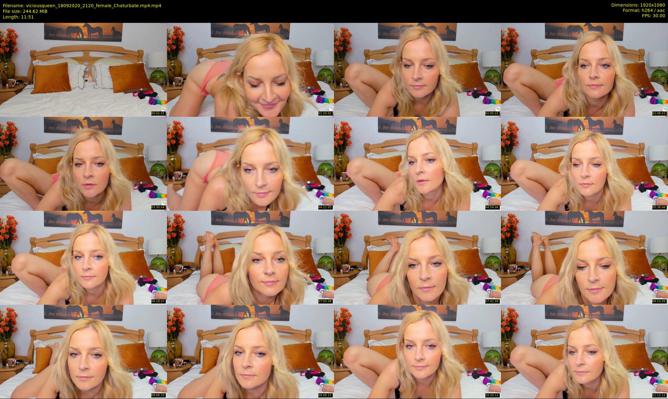 viciousqueen — 12 minute Chaturbate female cam show recording, 1080p, Sep 18, 2020