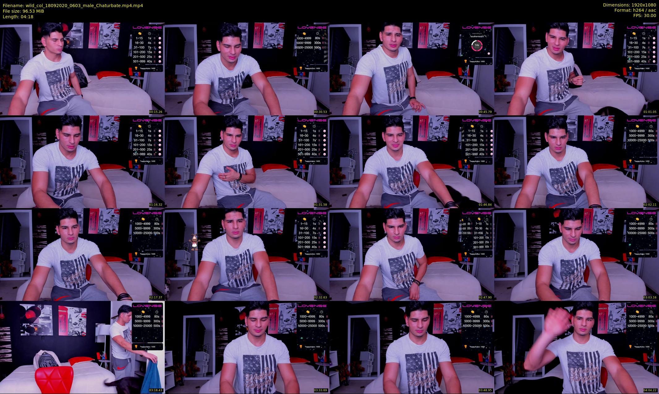 wild_col — 5 minute Chaturbate male cam show recording, 1080p, Sep 18, 2020