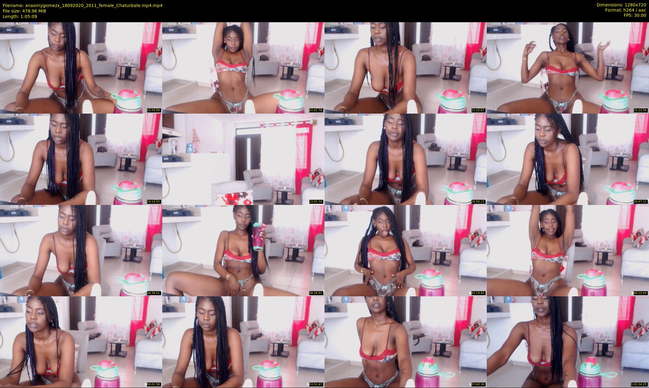 xnaomygomezx — 66 minute Chaturbate female cam show recording, 720p, Sep 18, 2020