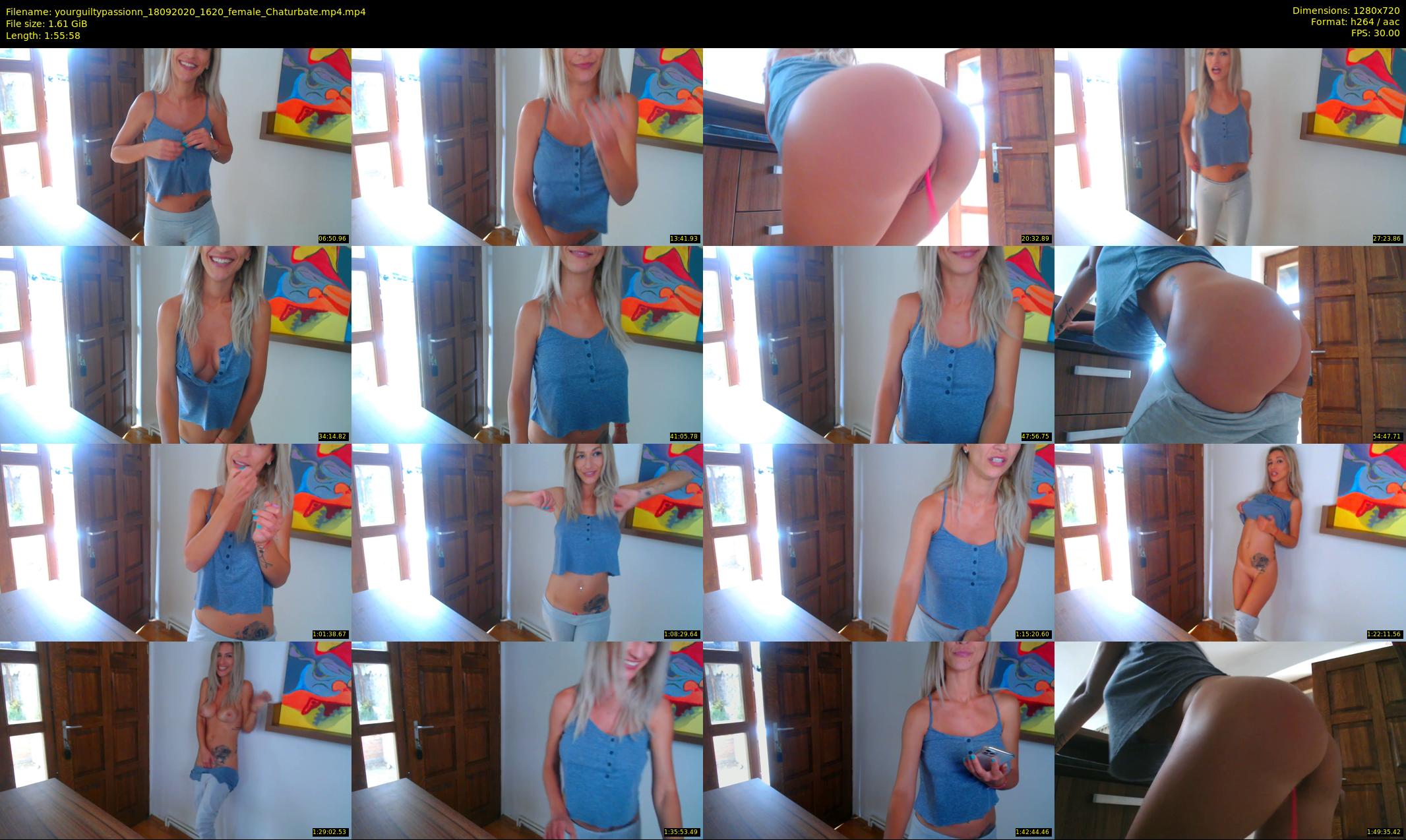 yourguiltypassionn — 116 minute Chaturbate female cam show recording, 720p, Sep 18, 2020