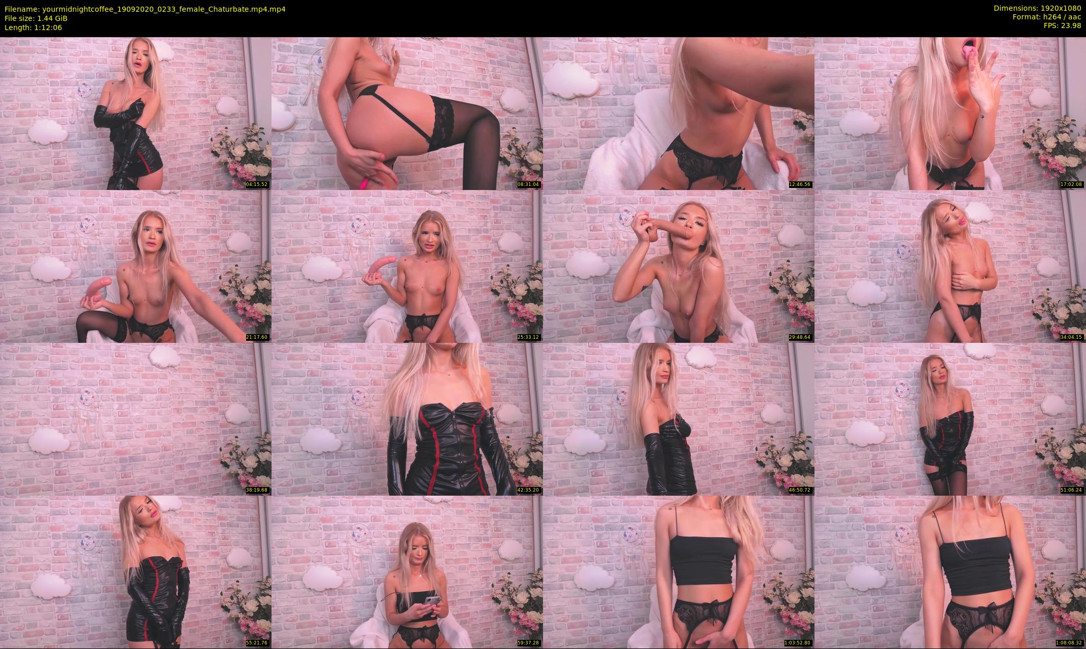 yourmidnightcoffee — 73 minute Chaturbate female cam show recording, 1080p, Sep 19, 2020