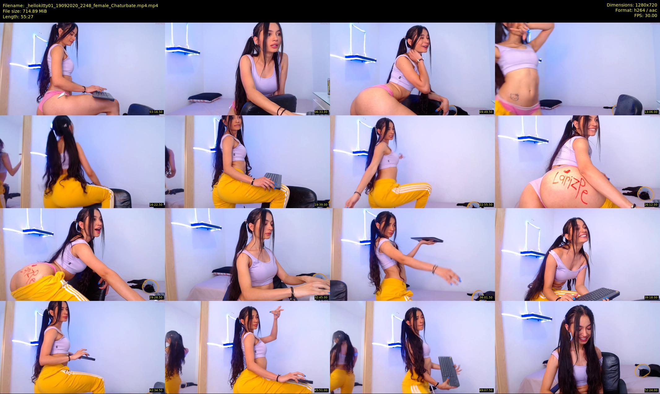 _hellokitty01 — 56 minute Chaturbate female cam show recording, 720p, Sep 19, 2020