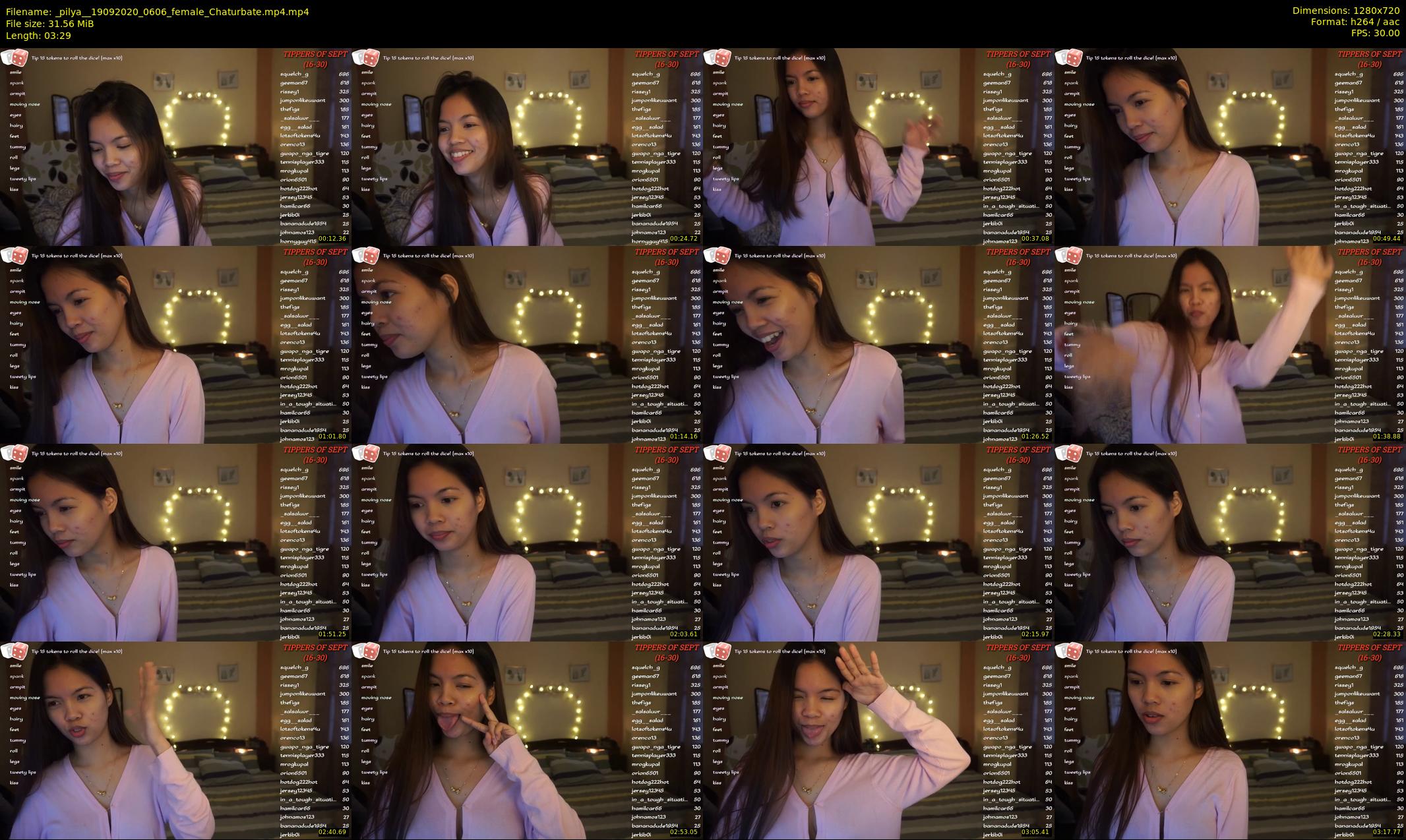 _pilya_ — 4 minute Chaturbate female cam show recording, 720p, Sep 19, 2020