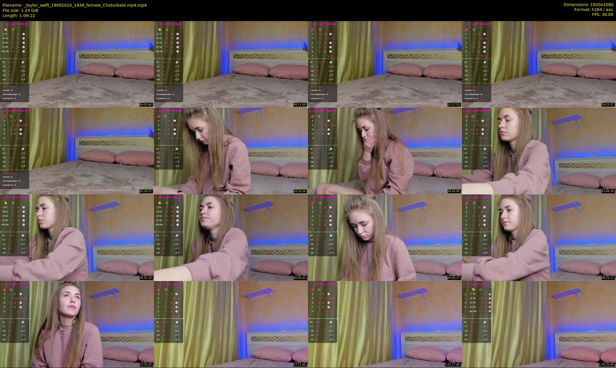 _taylor_swift — 70 minute Chaturbate female cam show recording, 1080p, Sep 19, 2020