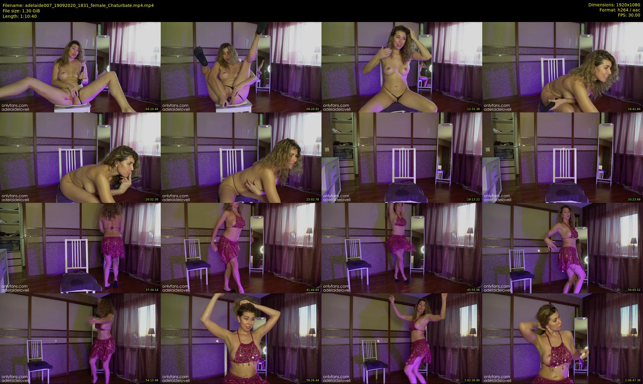 adelaide007 — 71 minute Chaturbate female cam show recording, 1080p, Sep 19, 2020