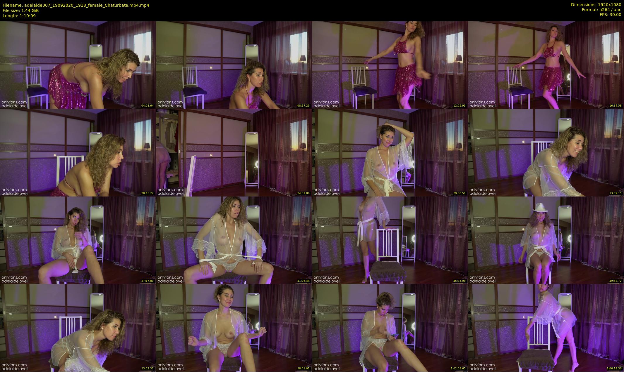 adelaide007 — 71 minute Chaturbate female cam show recording, 1080p, Sep 19, 2020