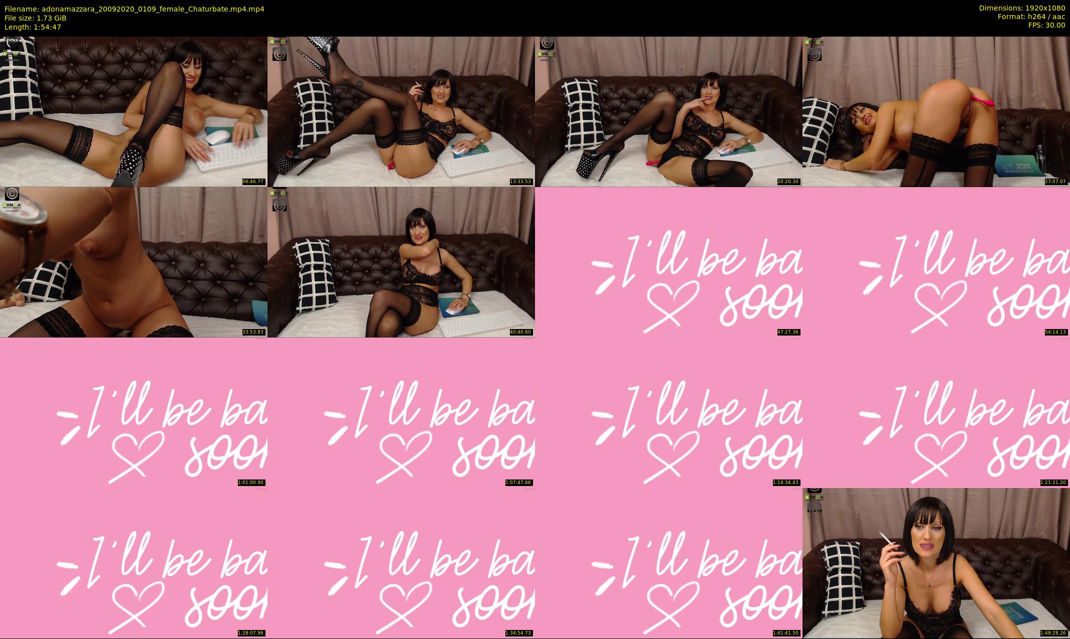 adonamazzara — 115 minute Chaturbate female cam show recording, 1080p, Sep 20, 2020