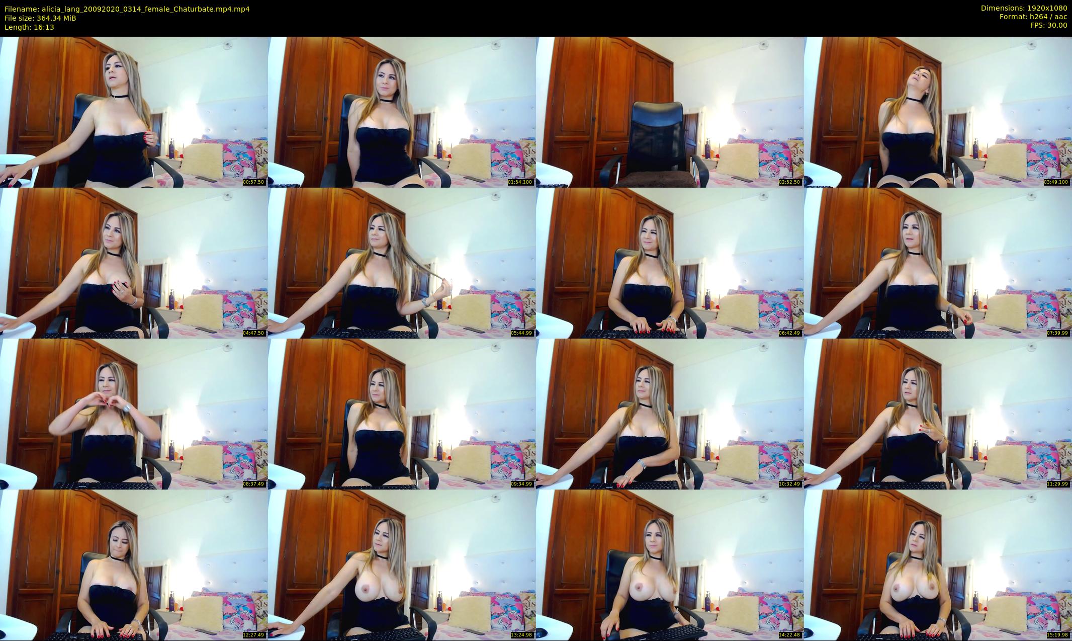 alicia_lang — 17 minute Chaturbate female cam show recording, 1080p, Sep 20, 2020