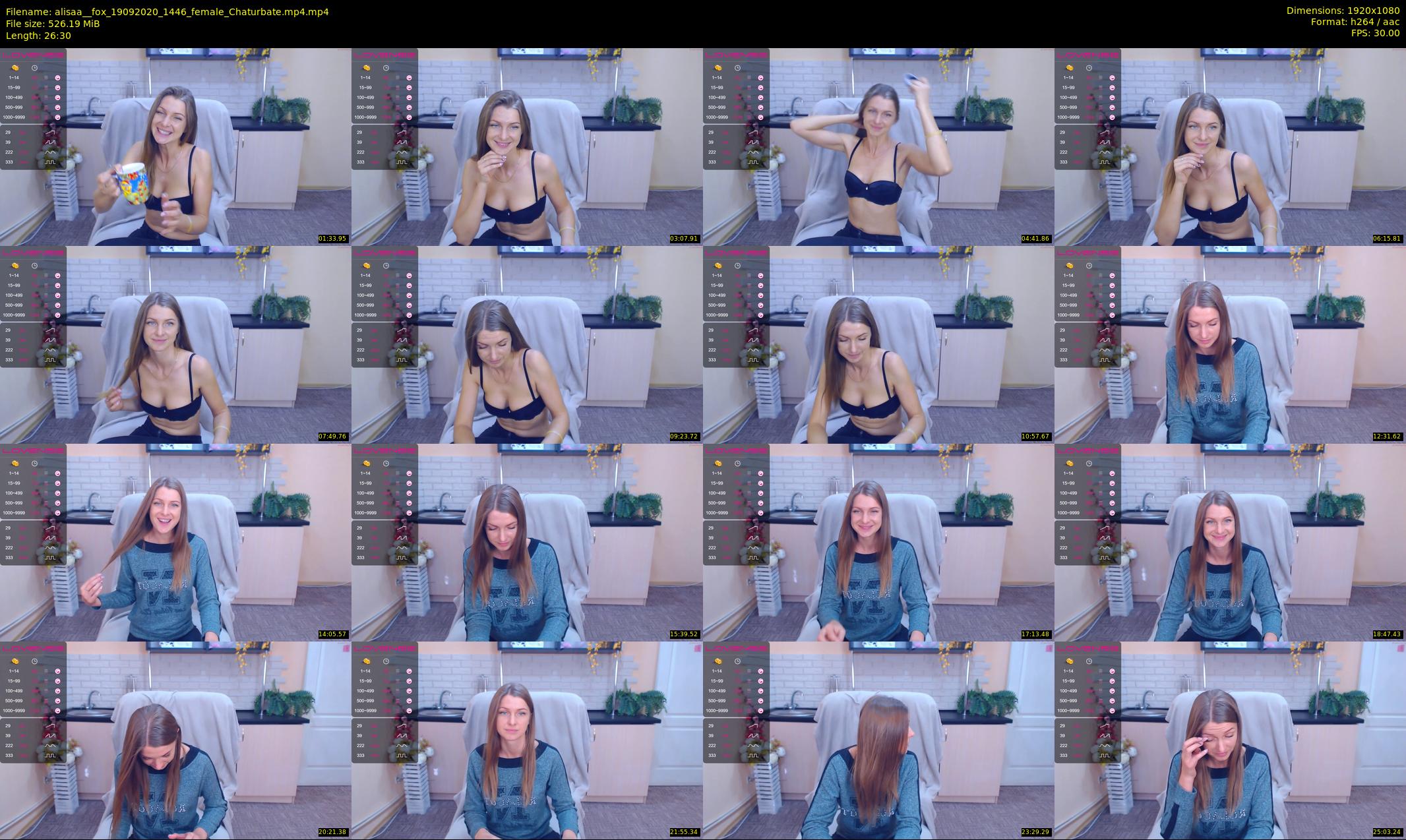 alisaa__fox — 27 minute Chaturbate female cam show recording, 1080p, Sep 19, 2020