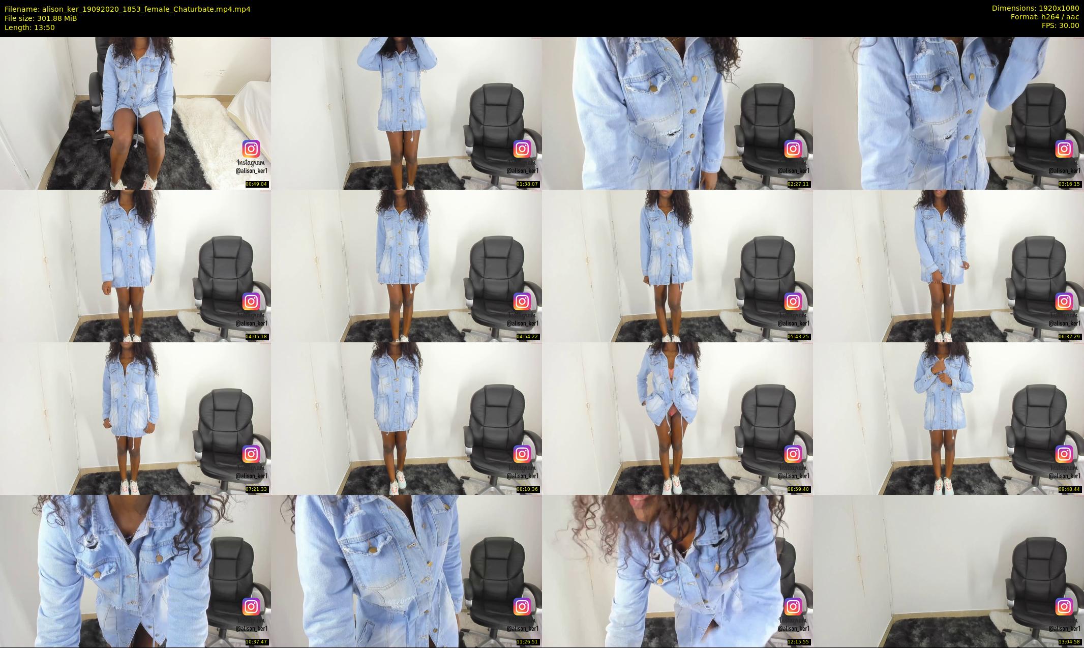 alison_ker — 14 minute Chaturbate female cam show recording, 1080p, Sep 19, 2020