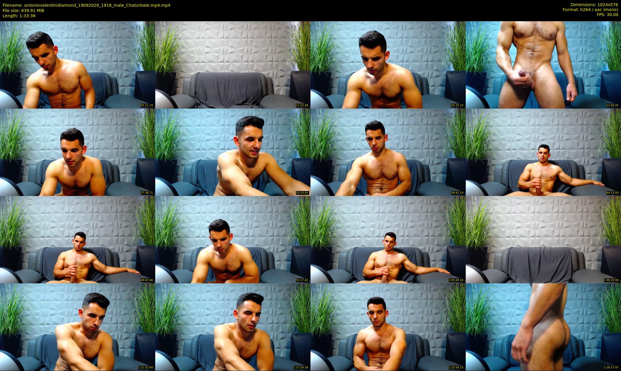 antoniovalentinidiamond — 94 minute Chaturbate male cam show recording, 480p, Sep 19, 2020