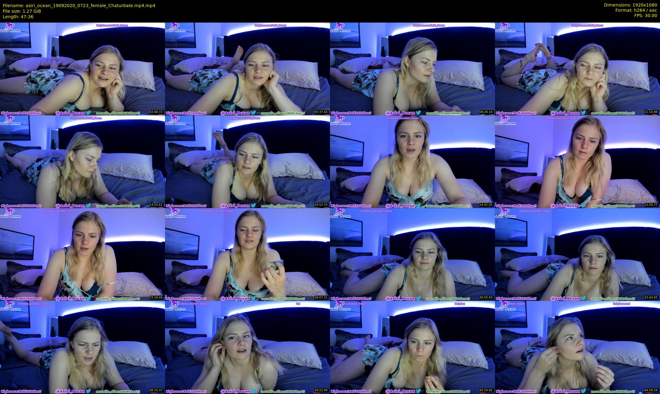 asiri_ocean — 48 minute Chaturbate female cam show recording, 1080p, Sep 19, 2020