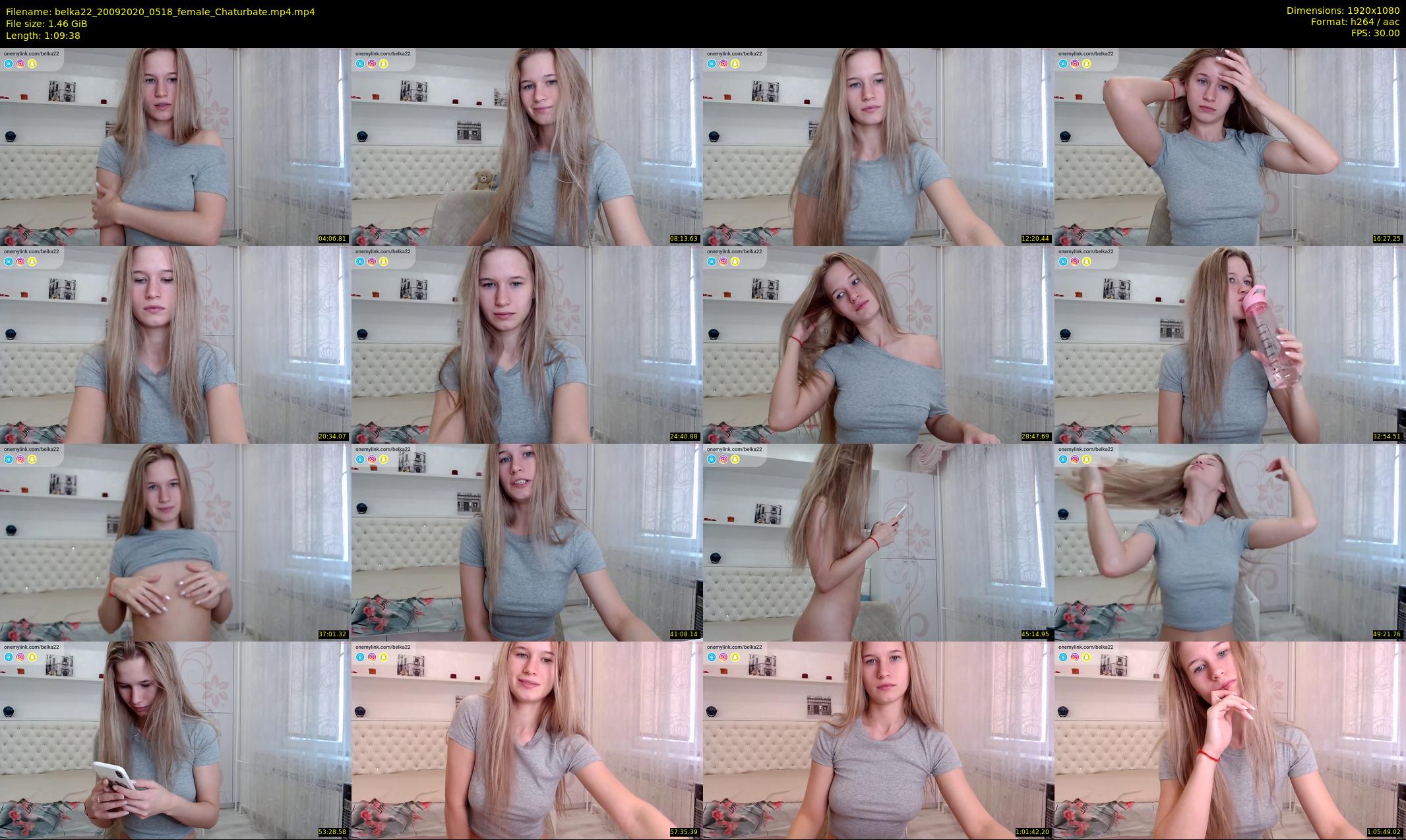 belka22 — 70 minute Chaturbate female cam show recording, 1080p, Sep 20, 2020