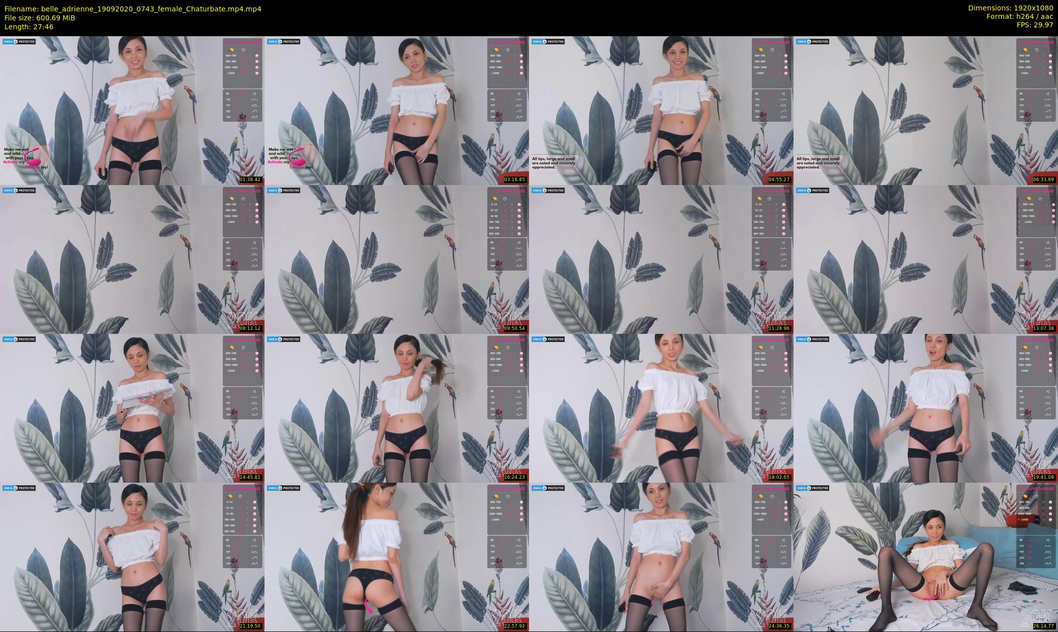 belle_adrienne — 28 minute Chaturbate couple cam show recording, 1080p, Sep 19, 2020