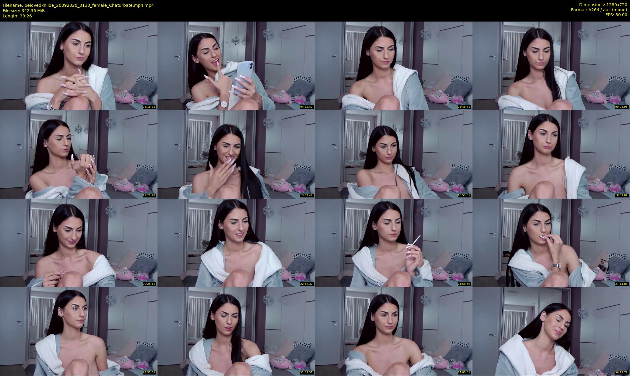belovedkhlloe — 39 minute Chaturbate female cam show recording, 720p, Sep 20, 2020