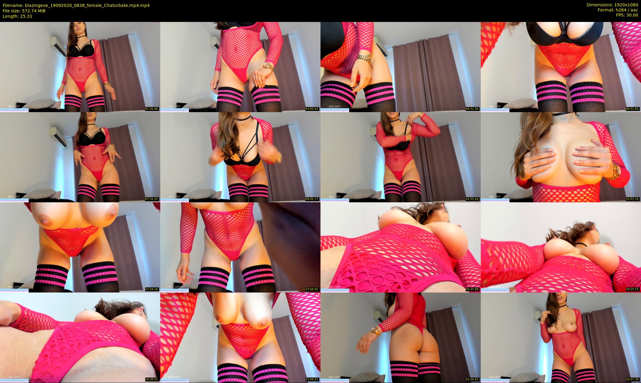 blazingeve — 26 minute Chaturbate female cam show recording, 1080p, Sep 19, 2020