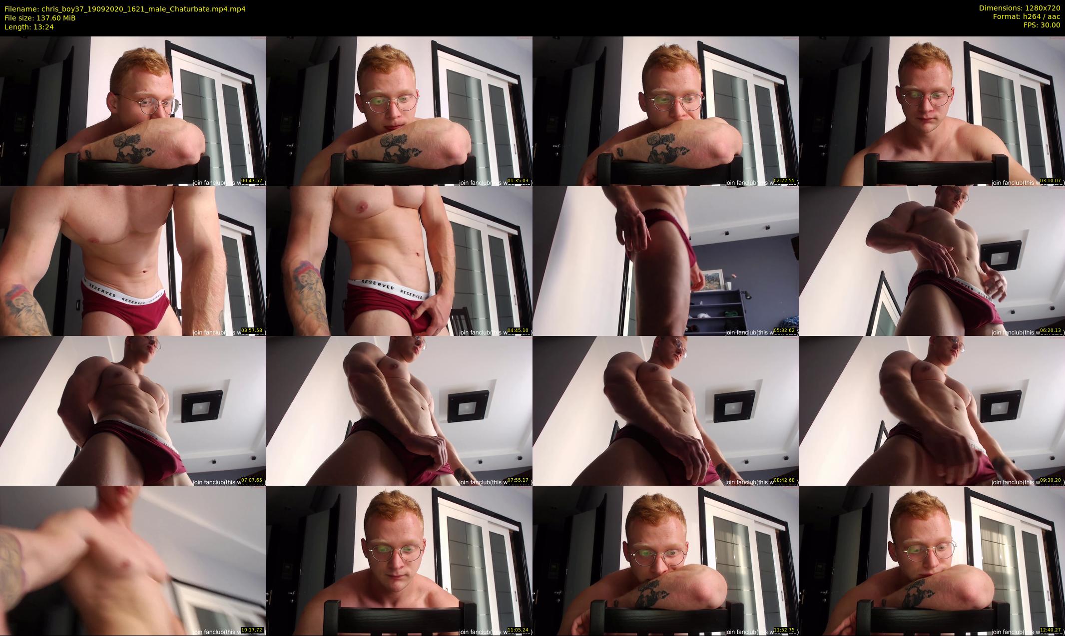 chris_boy37 — 14 minute Chaturbate male cam show recording, 720p, Sep 19, 2020