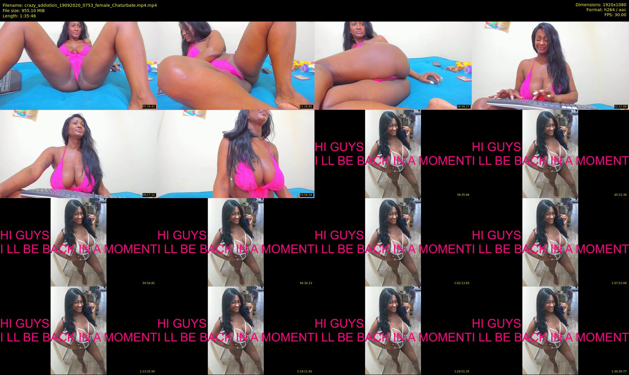 crazy_addixtion — 96 minute Chaturbate female cam show recording, 1080p, Sep 19, 2020