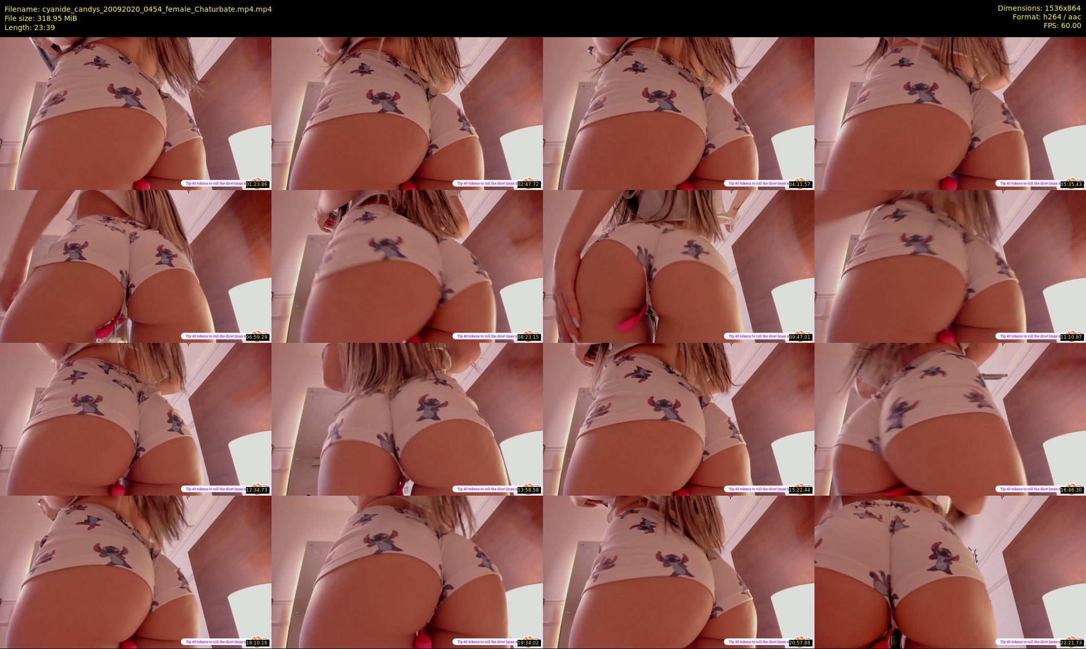cyanide_candys — 24 minute Chaturbate female cam show recording, 720p, Sep 20, 2020