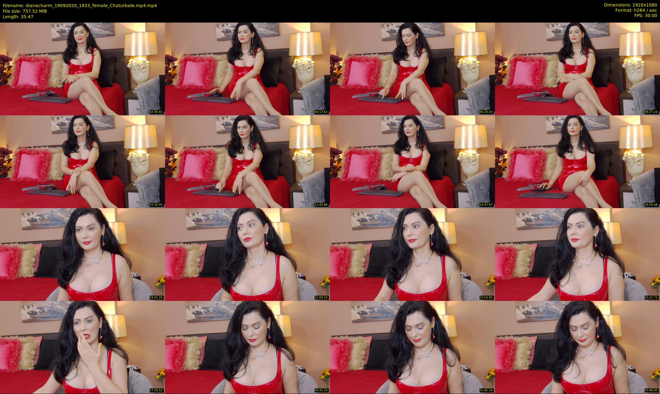 dianacharm — 36 minute Chaturbate female cam show recording, 1080p, Sep 19, 2020