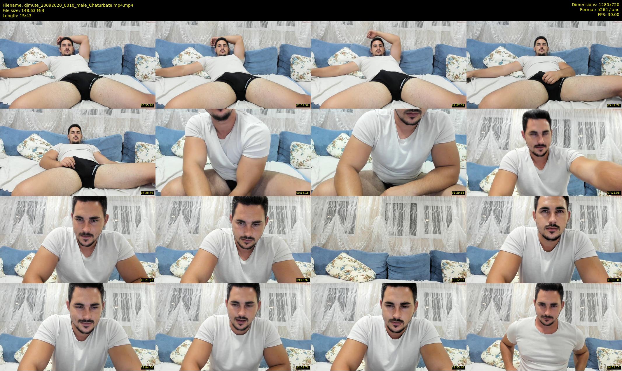 djmute — 16 minute Chaturbate male cam show recording, 720p, Sep 20, 2020