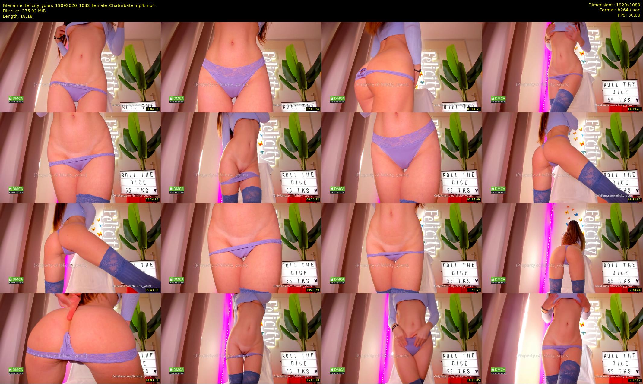 felicity_yours — 19 minute Chaturbate female cam show recording, 1080p, Sep 19, 2020