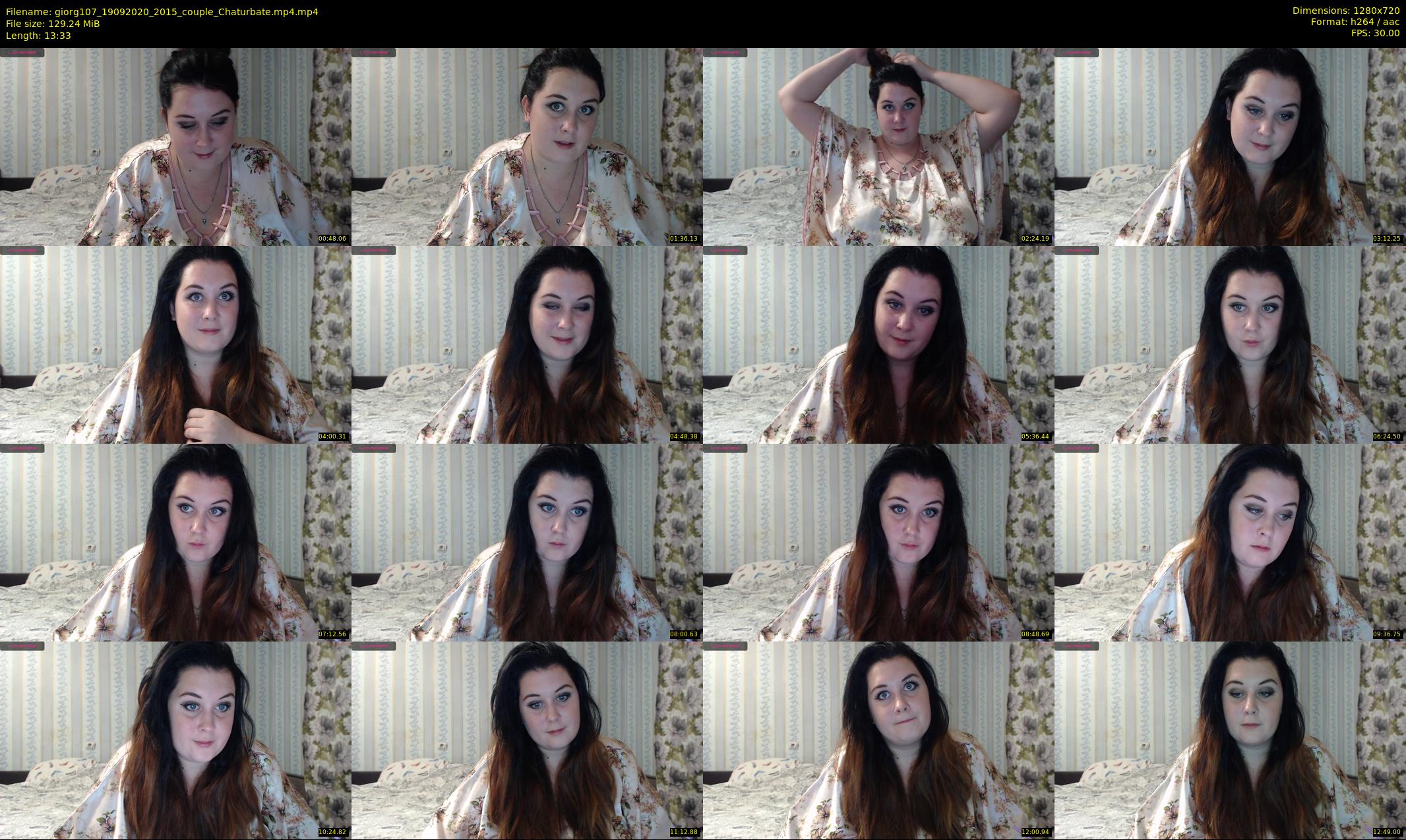 giorg107 — 14 minute Chaturbate couple cam show recording, 720p, Sep 19, 2020