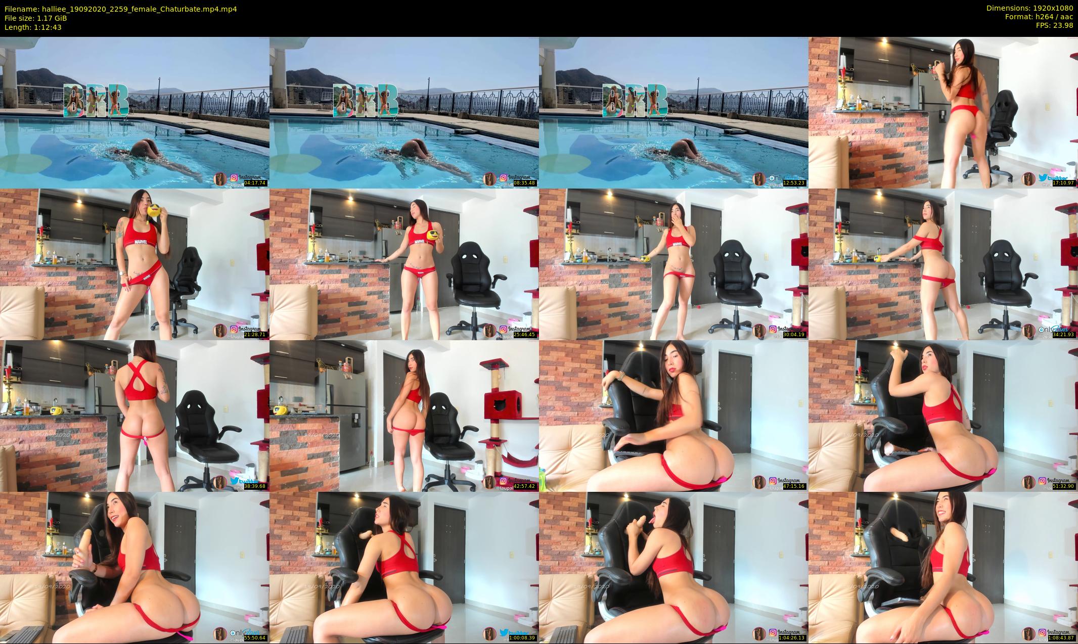 halliee — 73 minute Chaturbate couple cam show recording, 1080p, Sep 19, 2020