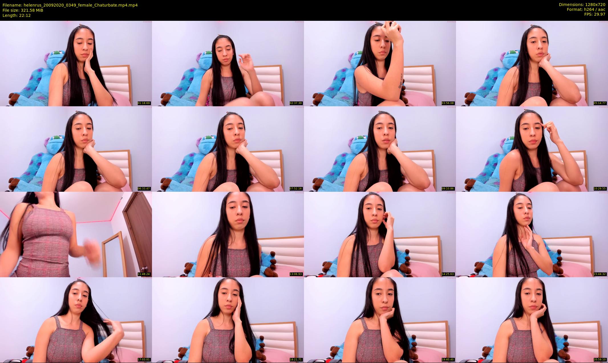 helenrus — 23 minute Chaturbate female cam show recording, 720p, Sep 20, 2020