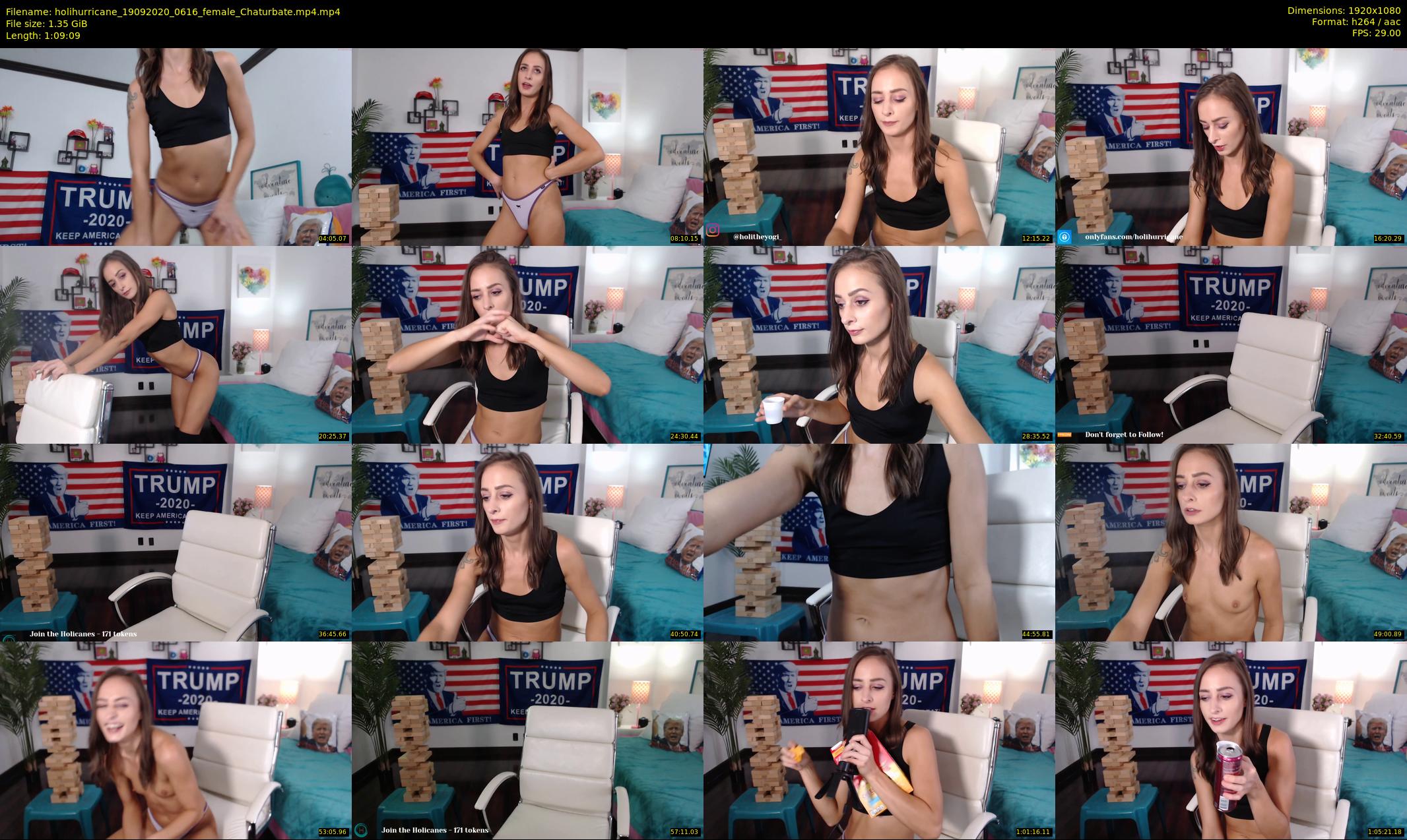 holihurricane — 70 minute Chaturbate female cam show recording, 1080p, Sep 19, 2020