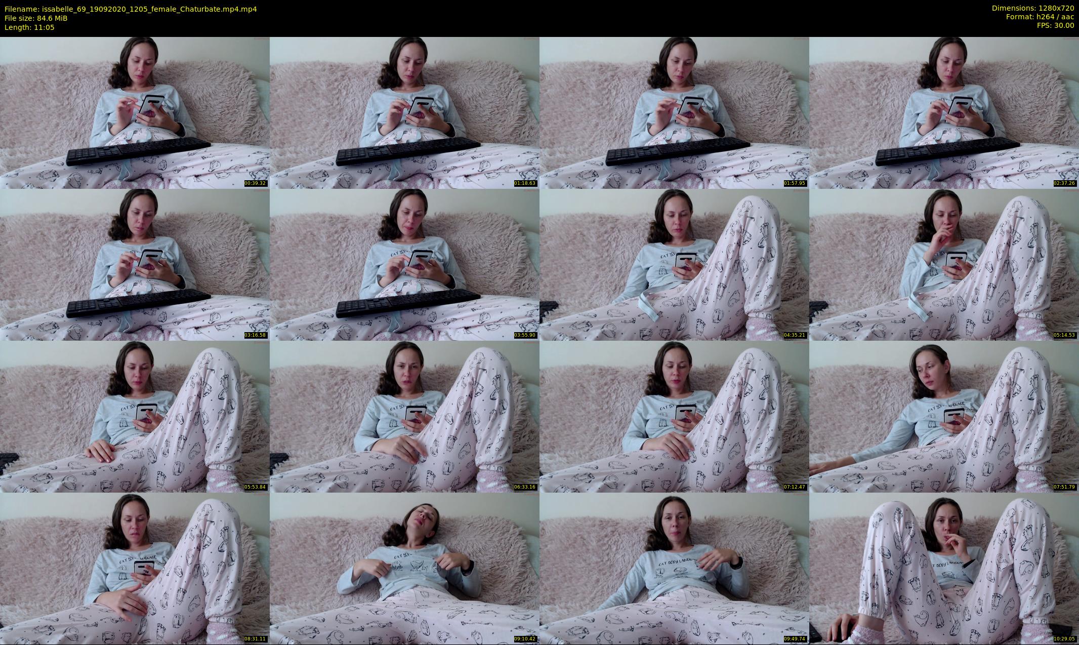 issabelle_69 — 12 minute Chaturbate couple cam show recording, 720p, Sep 19, 2020