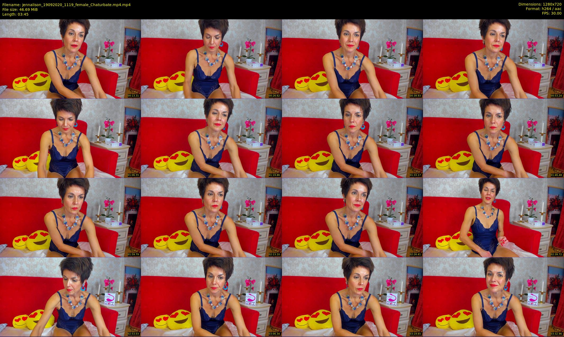 jennalison — 4 minute Chaturbate female cam show recording, 720p, Sep 19, 2020