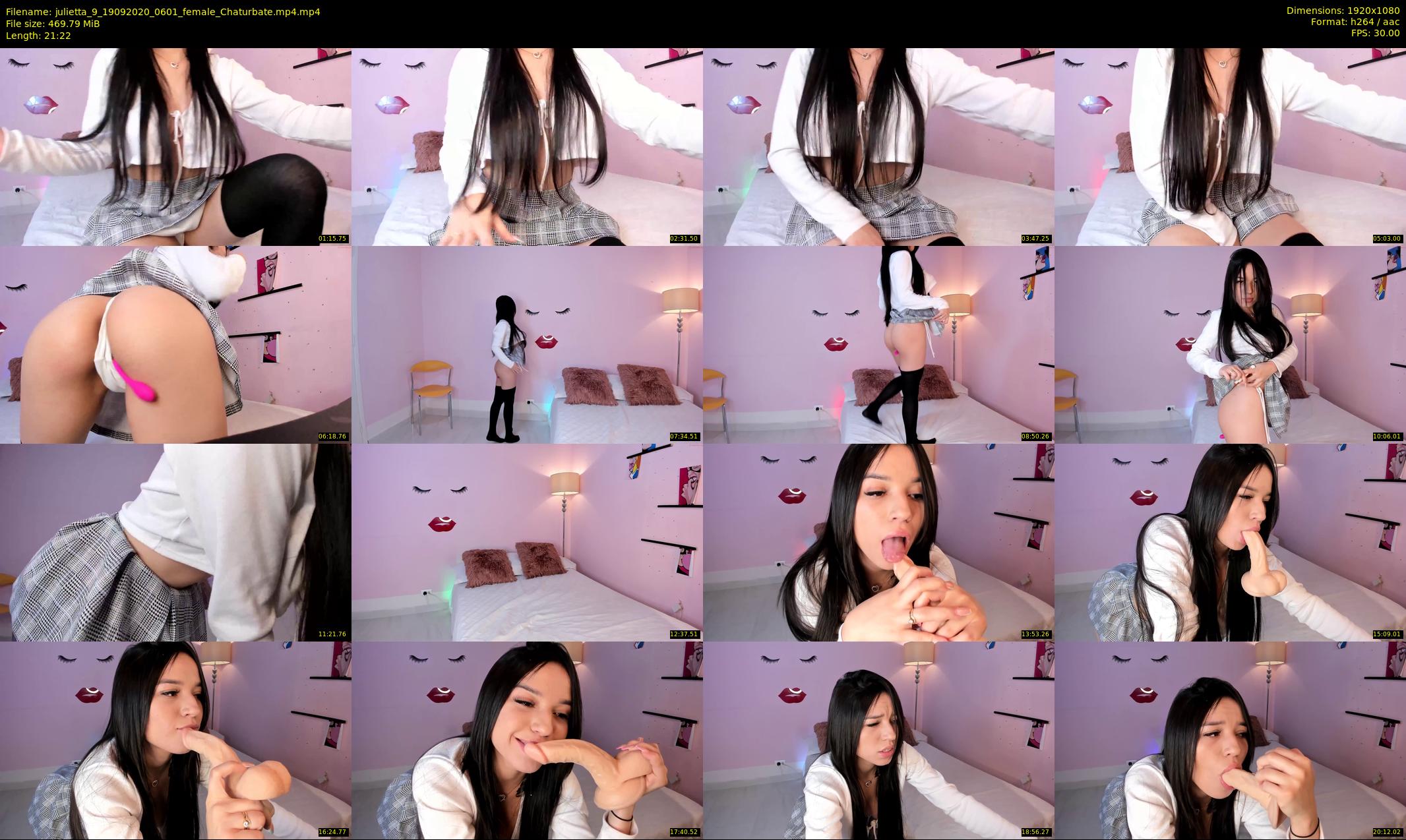 julietta_9 — 22 minute Chaturbate female cam show recording, 1080p, Sep 19, 2020