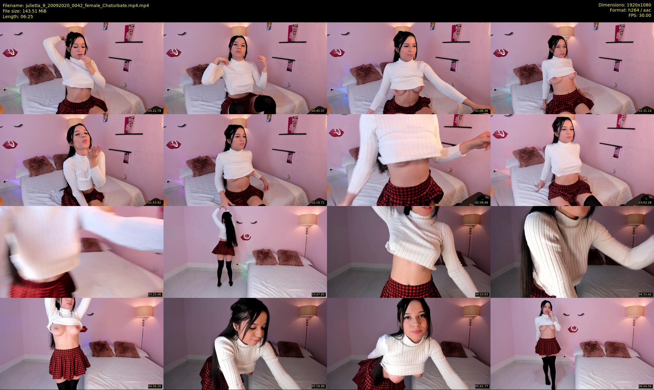 julietta_9 — 7 minute Chaturbate female cam show recording, 1080p, Sep 20, 2020