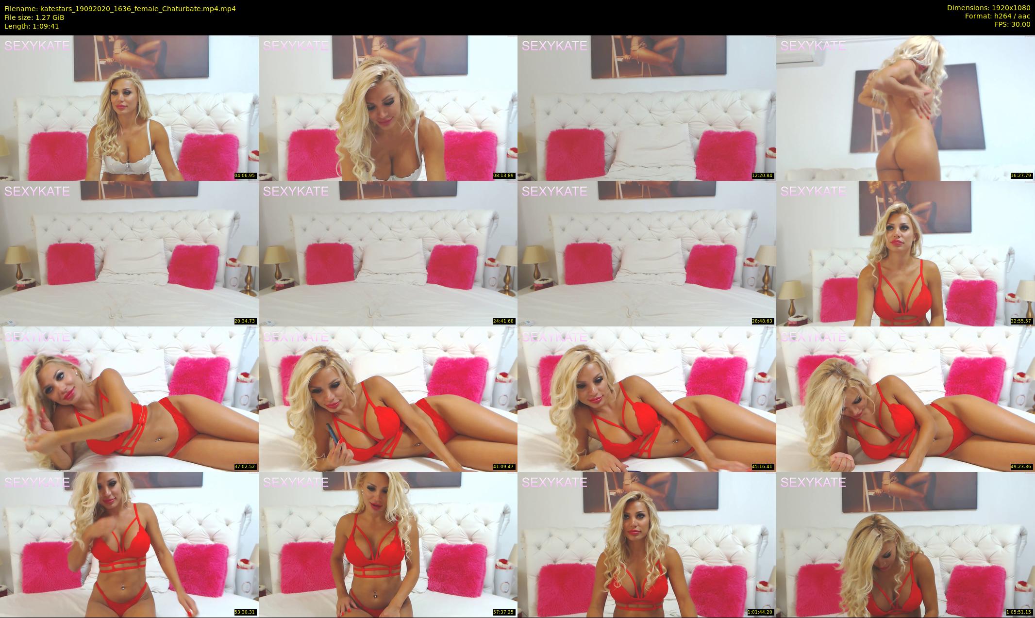 katestars — 70 minute Chaturbate female cam show recording, 1080p, Sep 19, 2020