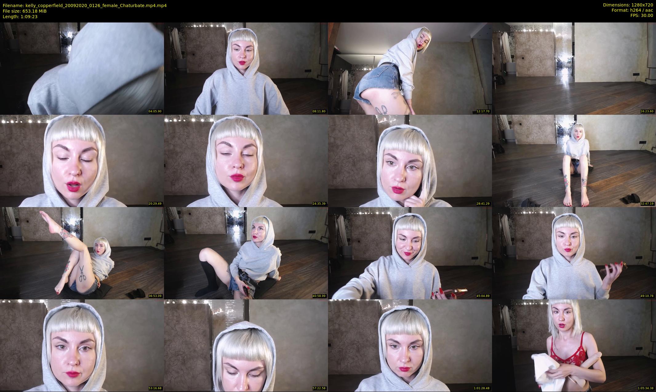 kelly_copperfield — 70 minute Chaturbate female cam show recording, 720p, Sep 20, 2020