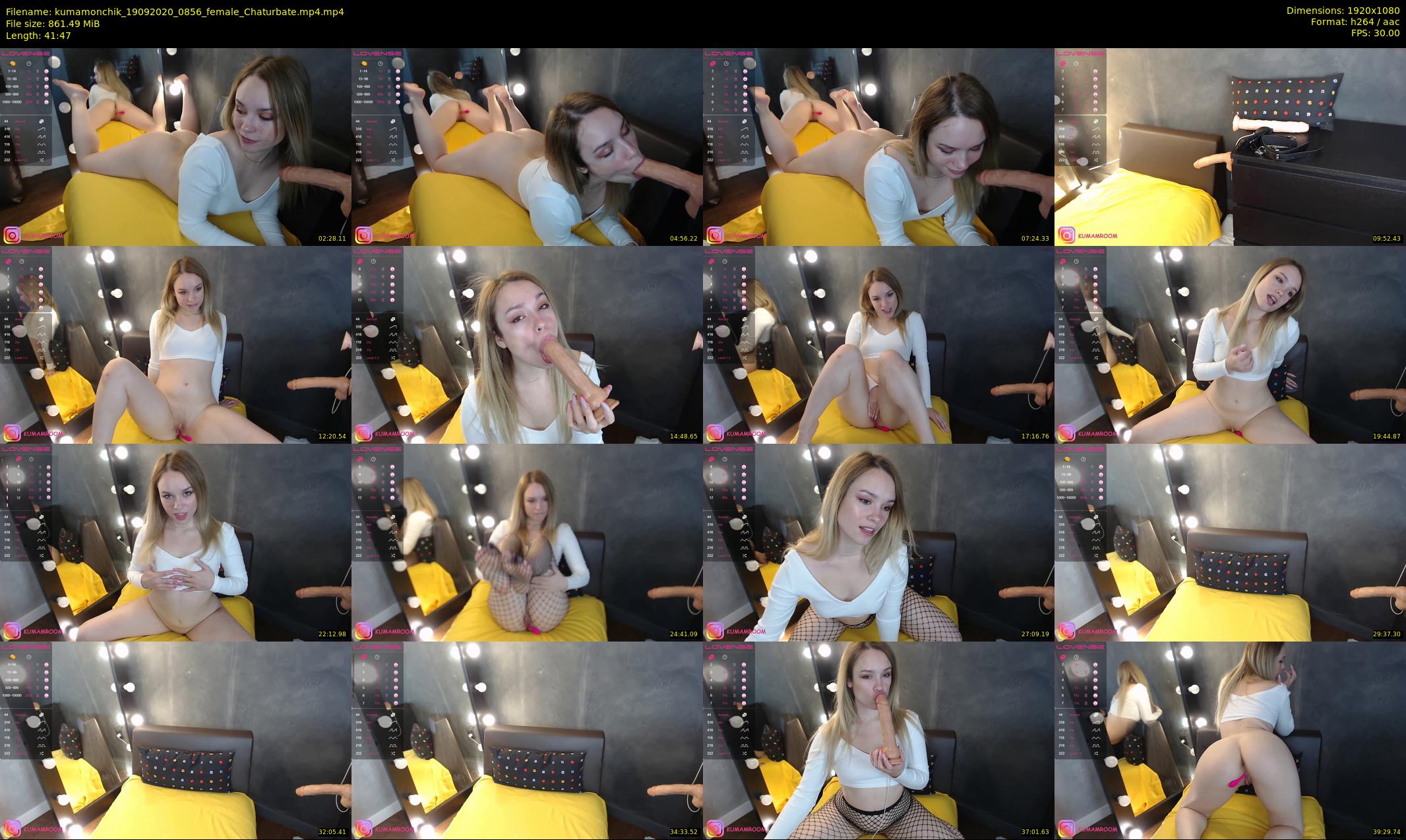 kumamonchik — 42 minute Chaturbate couple cam show recording, 1080p, Sep 19, 2020