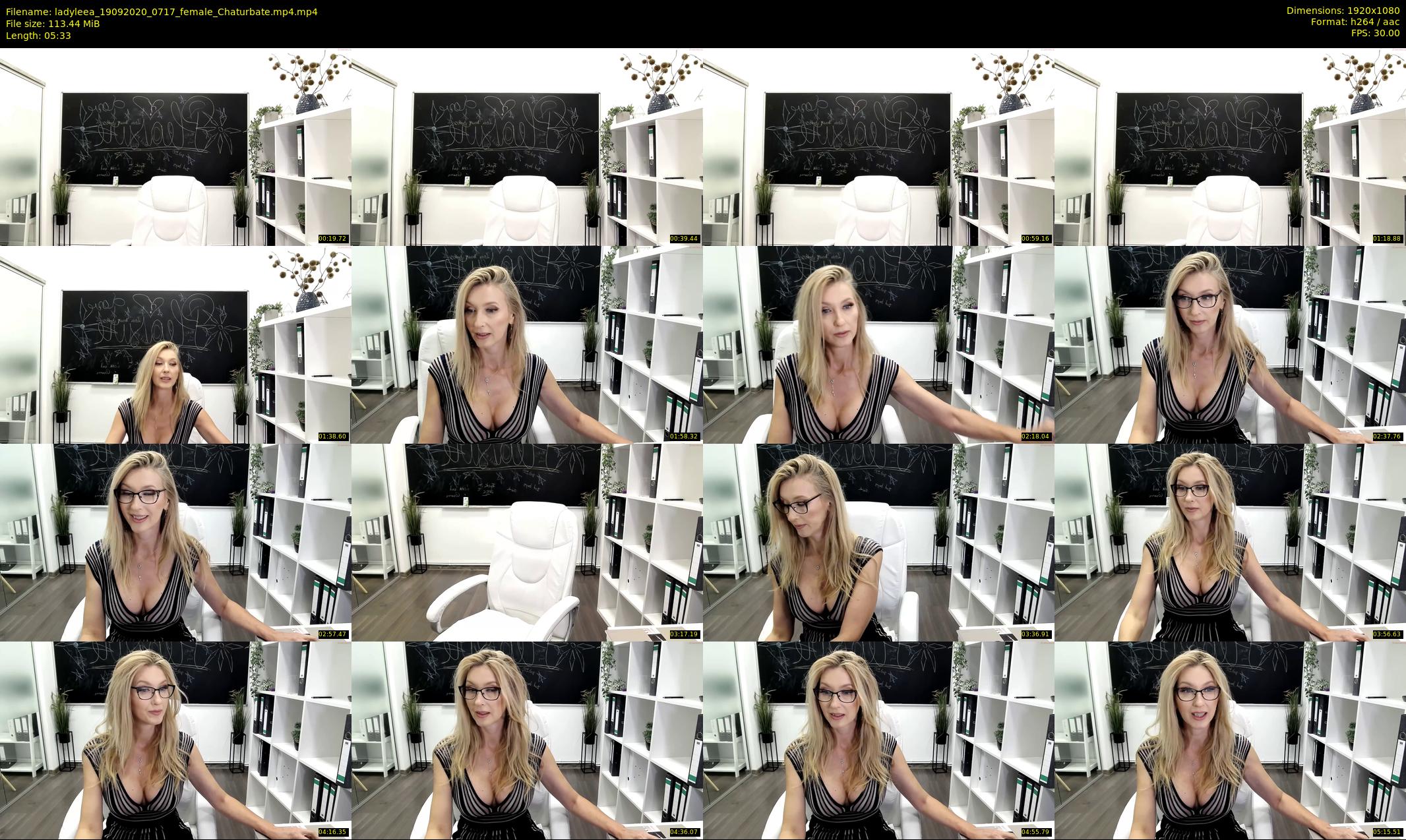 ladyleea — 6 minute Chaturbate female cam show recording, 1080p, Sep 19, 2020