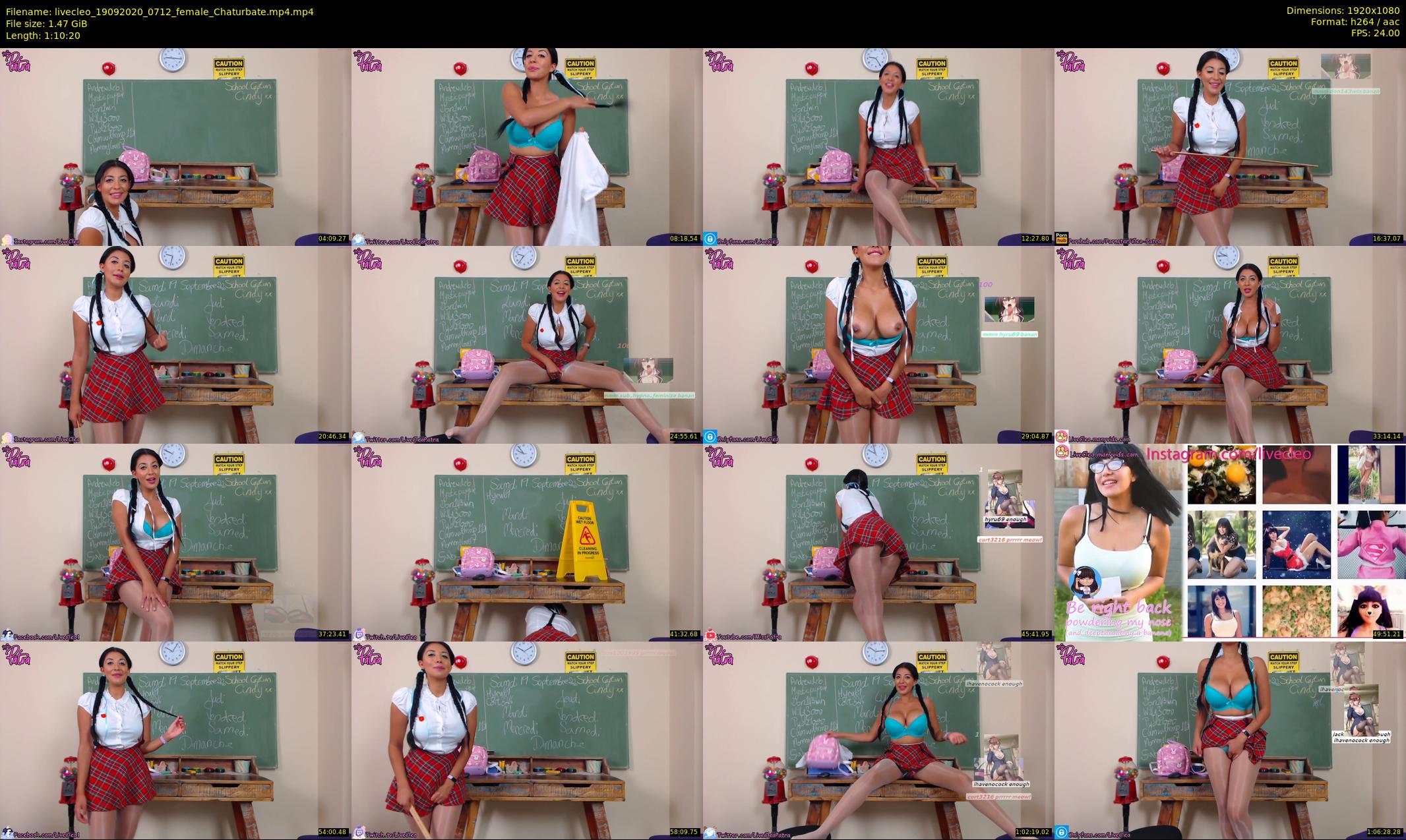 livecleo — 71 minute Chaturbate female cam show recording, 1080p, Sep 19, 2020