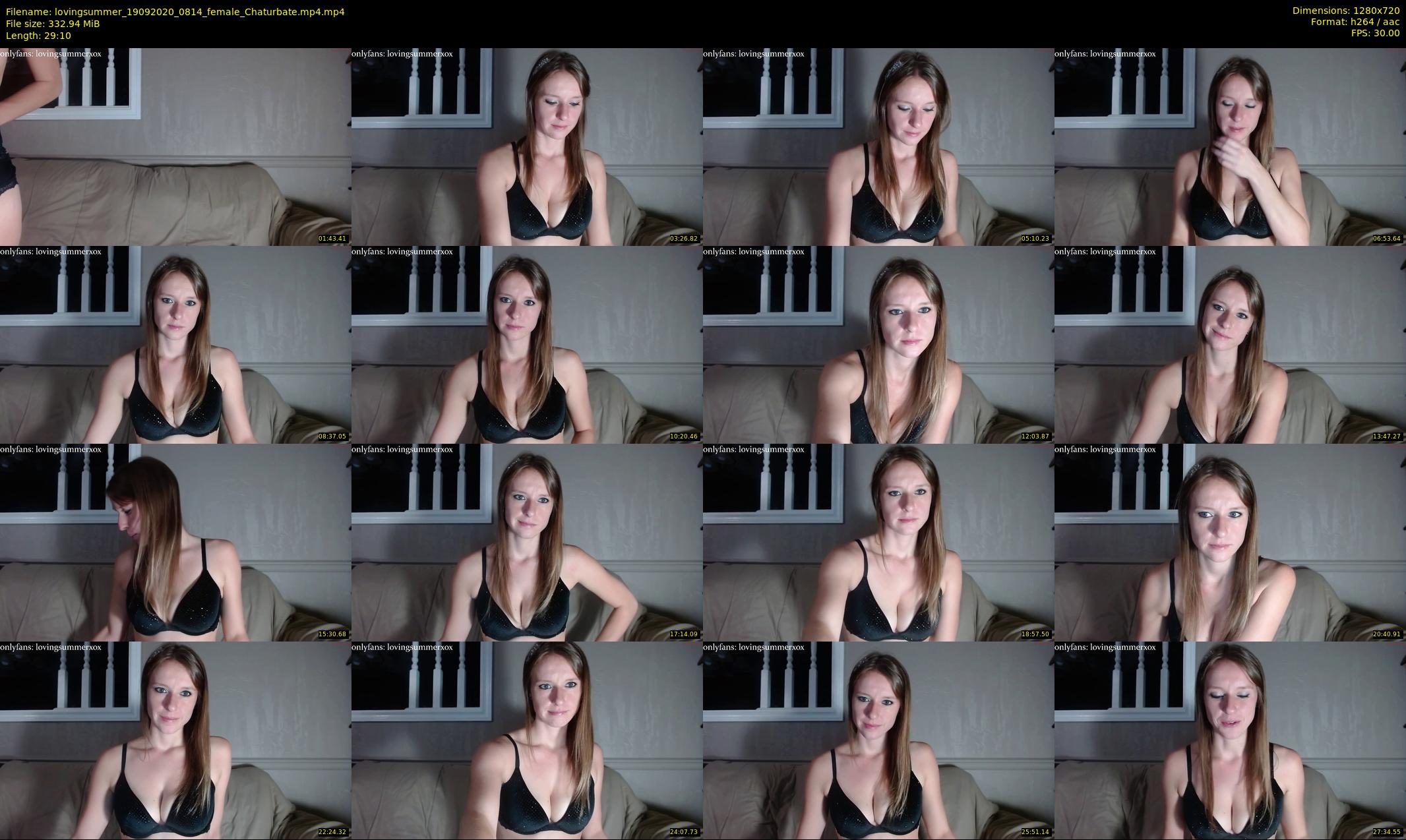 lovingsummer — 30 minute Chaturbate female cam show recording, 720p, Sep 19, 2020