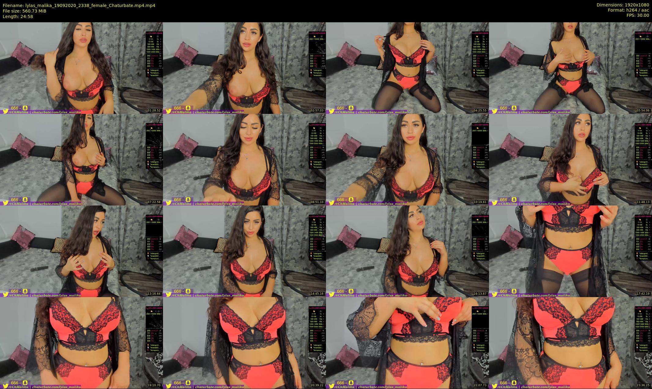lylas_malika — 25 minute Chaturbate female cam show recording, 1080p, Sep 19, 2020