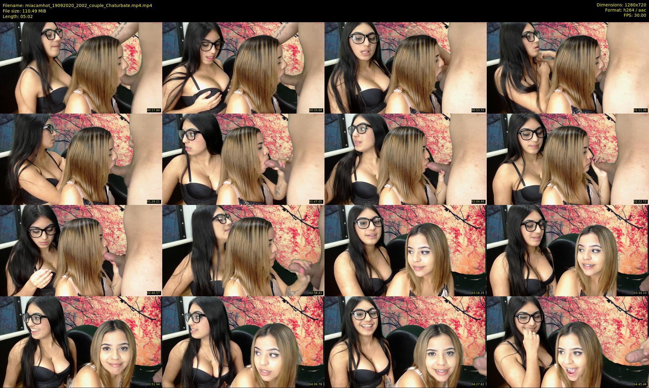 miacamhot — 6 minute Chaturbate couple cam show recording, 720p, Sep 19, 2020
