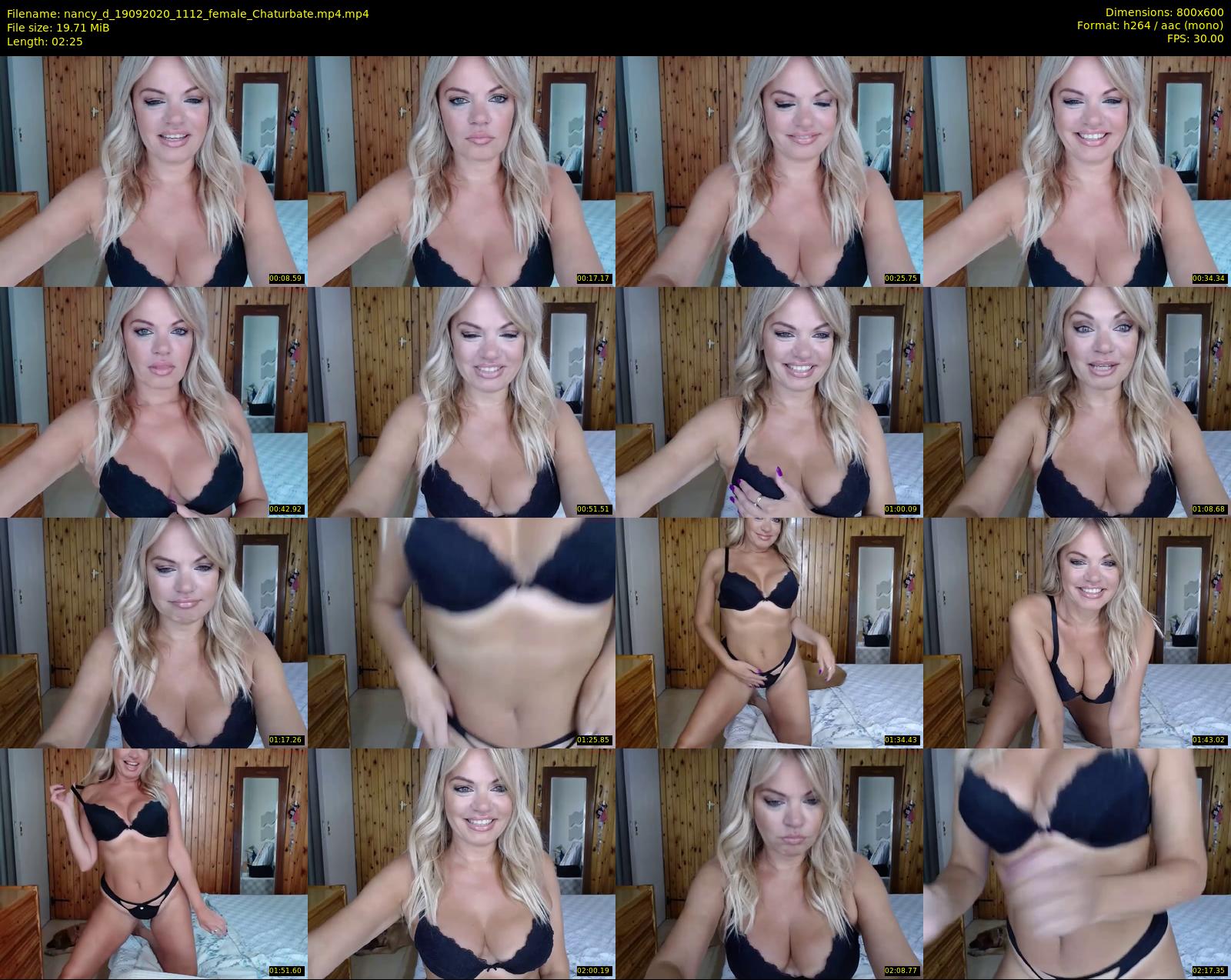 nancy_d — 3 minute Chaturbate female cam show recording, 480p, Sep 19, 2020