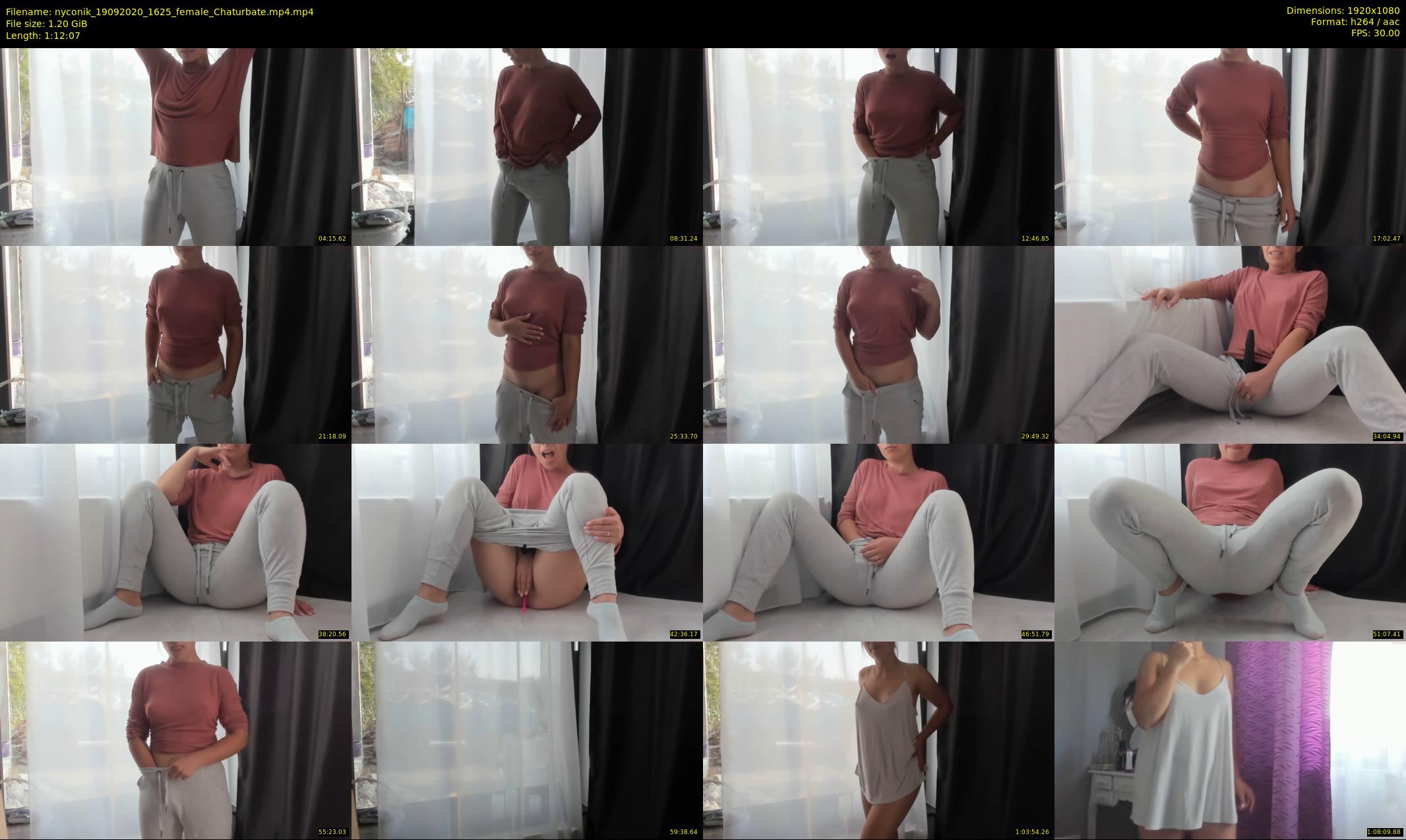 nyconik — 73 minute Chaturbate female cam show recording, 1080p, Sep 19, 2020