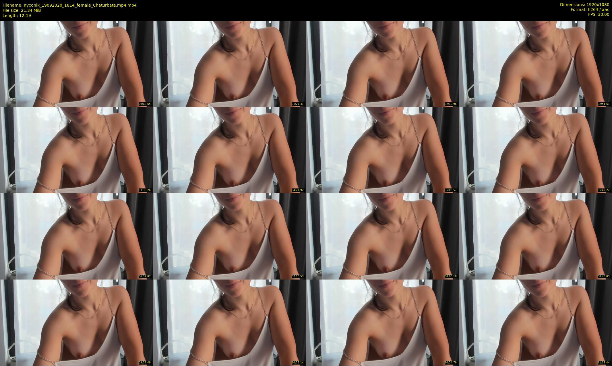 nyconik — 13 minute Chaturbate female cam show recording, 1080p, Sep 19, 2020